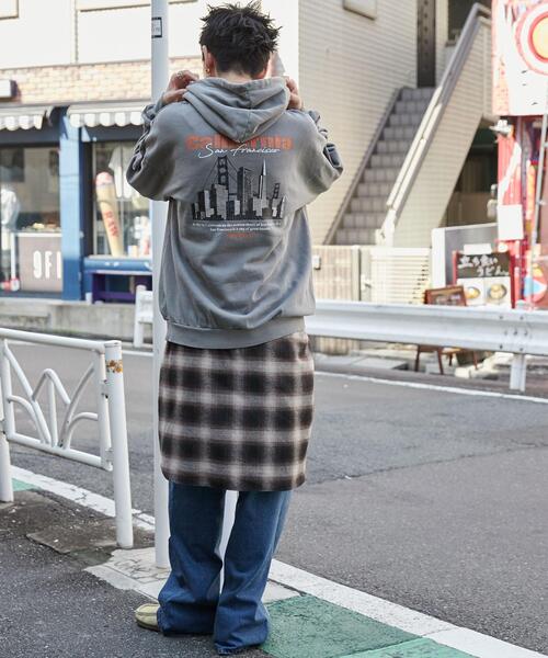 「WEGO」 プルオーバーパーカー MEDIUM グレー メンズ_画像5