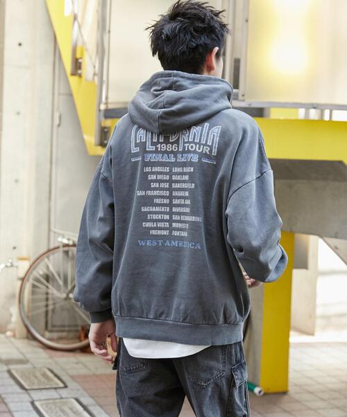 「WEGO」 プルオーバーパーカー MEDIUM グレー メンズ_画像9