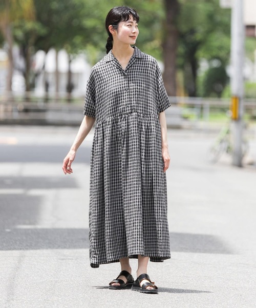 かぐれ シャツワンピース FREE ブラック レディース : ZOZOTOWN Yahoo