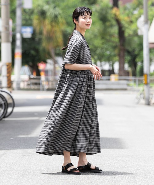 かぐれ シャツワンピース FREE ブラック レディース : ZOZOTOWN Yahoo