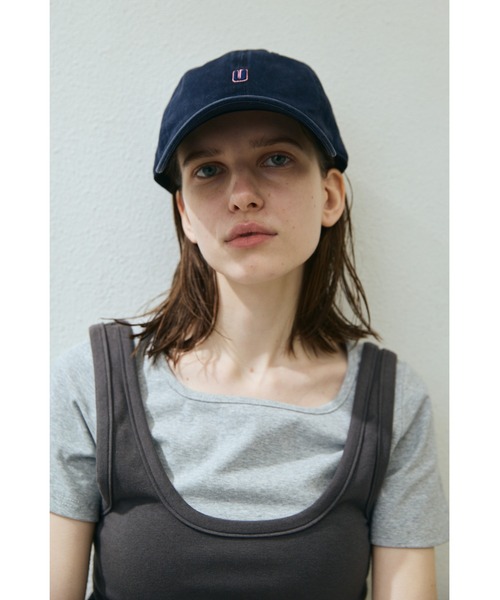 un/neu キャップ 帽子 ” U ” 刺繍ロゴキャップ レディース メンズ