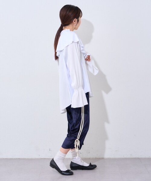 etsinta（エシンタ） パンツ 「etsinta」リメイクジャージーカプリ
