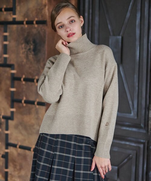 「DRESSTERIOR」 長袖ニット 36 ブルー レディース_画像5