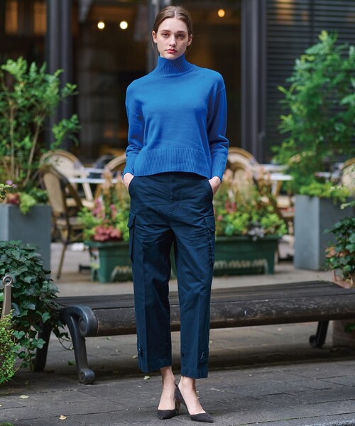 「DRESSTERIOR」 長袖ニット 36 ブルー レディース_画像6
