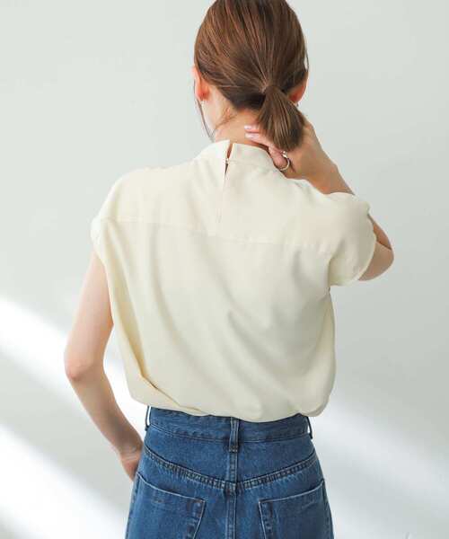 「SENSE OF PLACE by URBAN RESEARCH」 ノースリーブブラウス ONE イエロー レディース_画像7