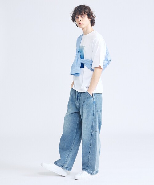 トートバッグ SHIRT SLEEVE BAG / シャツ スリーブ バッグ / 袖バック / ユニセックス「i`m here/アイムヒアー」の画像