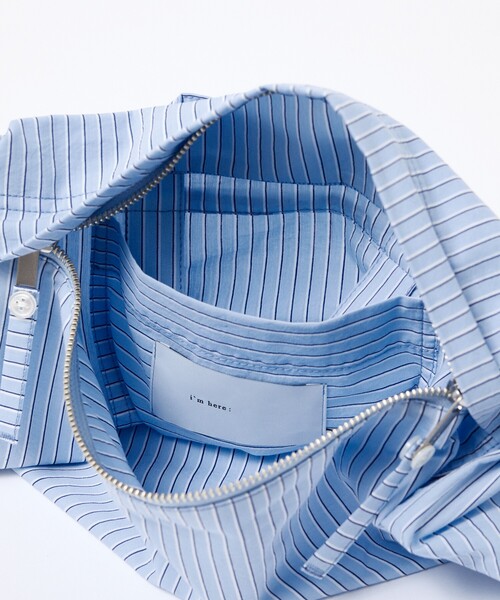 トートバッグ SHIRT SLEEVE BAG / シャツ スリーブ バッグ / 袖バック / ユニセックス「i`m here/アイムヒアー」の画像