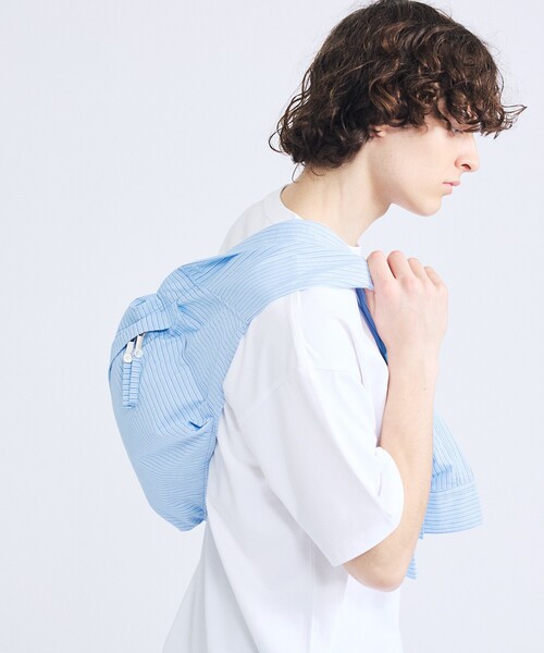 トートバッグ SHIRT SLEEVE BAG / シャツ スリーブ バッグ / 袖バック / ユニセックス「i`m here/アイムヒアー」の画像
