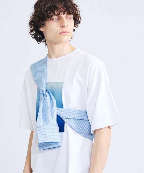 トートバッグ SHIRT SLEEVE BAG / シャツ スリーブ バッグ / 袖バック / ユニセックス「i`m here/アイムヒアー」の画像