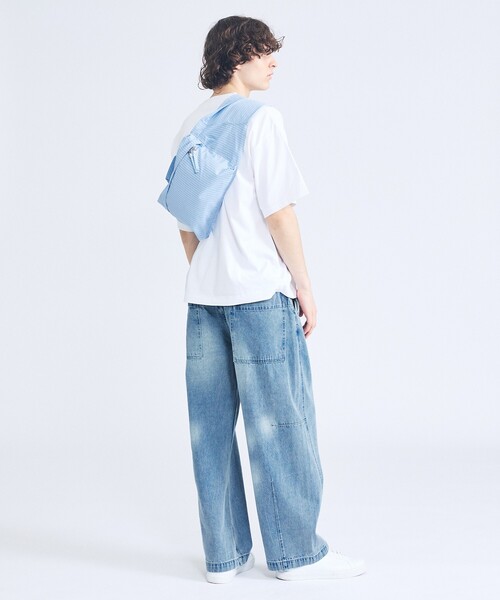 トートバッグ SHIRT SLEEVE BAG / シャツ スリーブ バッグ / 袖バック / ユニセックス「i`m here/アイムヒアー」の画像