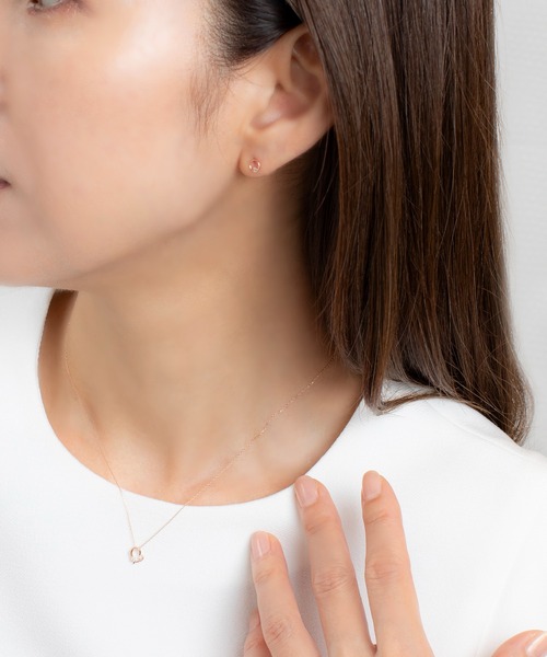 「ESTELLE」 ピアス(両耳用) - ピンクゴールド レディース_画像5