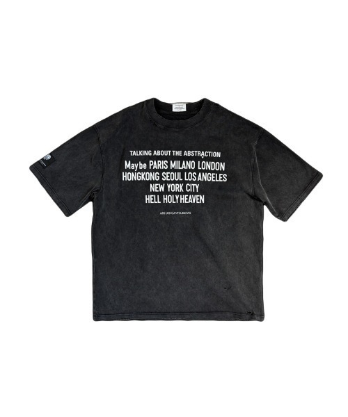 STYLISE tシャツ 「TALKING ABOUT THE ABSTRACTION」WORLD WIDE TEE 