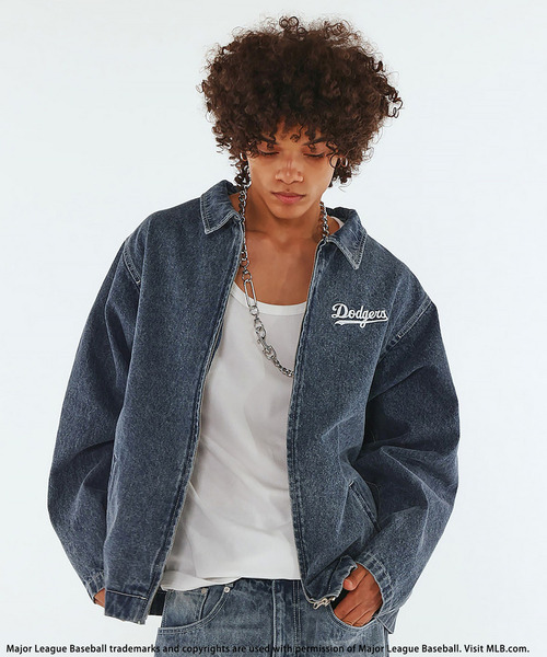 BACK TO THE FIELD デニムジャケット gジャン 「MLB」Utility Denim