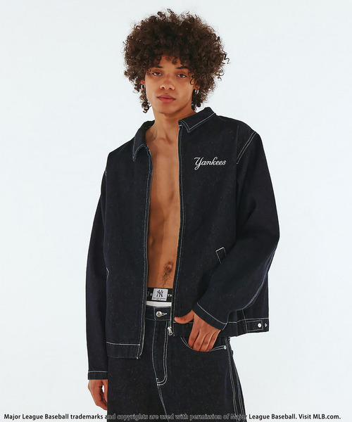 BACK TO THE FIELD デニムジャケット gジャン 「MLB」Utility Denim