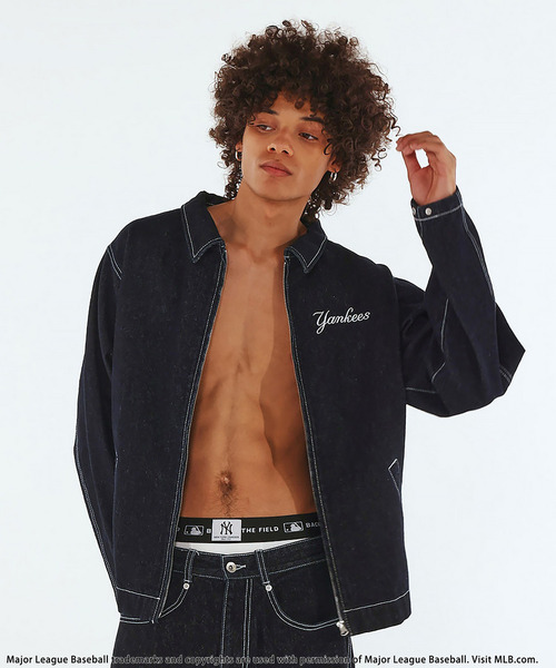 BACK TO THE FIELD デニムジャケット gジャン 「MLB」Utility Denim