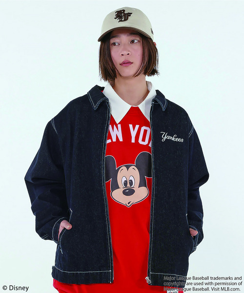BACK TO THE FIELD デニムジャケット gジャン 「MLB」Utility Denim