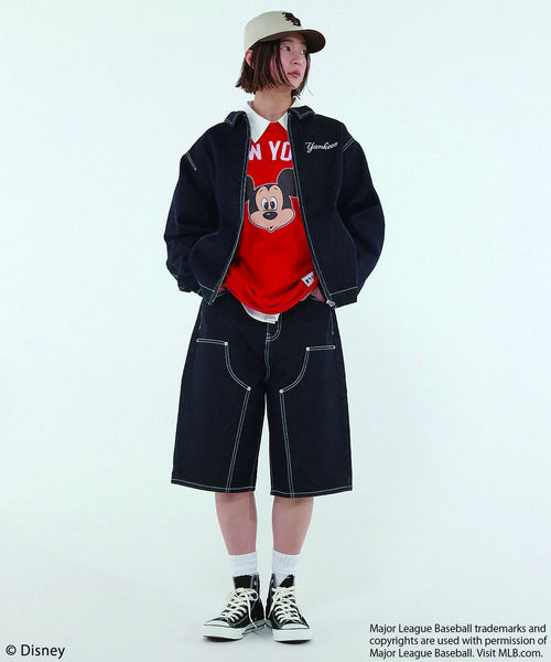 BACK TO THE FIELD デニムジャケット gジャン 「MLB」Utility Denim