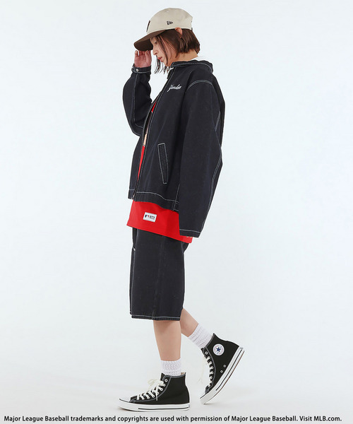 BACK TO THE FIELD デニムジャケット gジャン 「MLB」Utility Denim