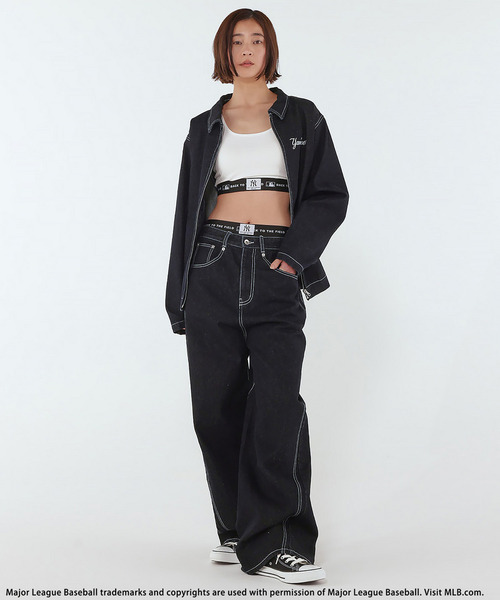 BACK TO THE FIELD デニムジャケット gジャン 「MLB」Utility Denim