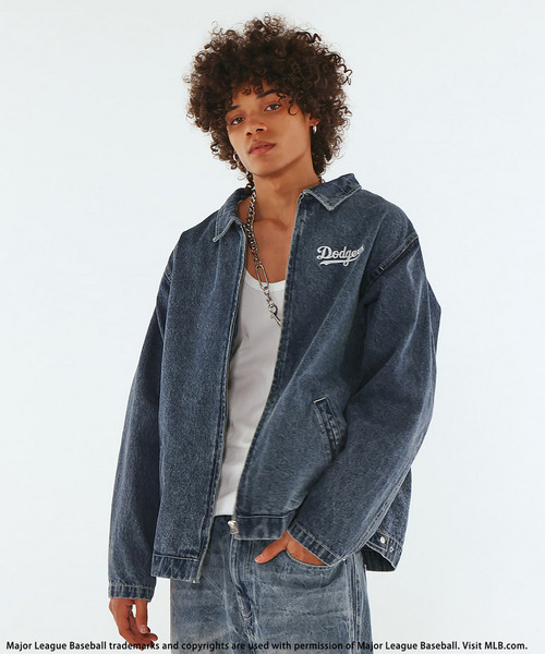 BACK TO THE FIELD デニムジャケット gジャン 「MLB」Utility Denim 