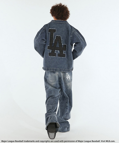 BACK TO THE FIELD デニムジャケット gジャン 「MLB」Utility Denim