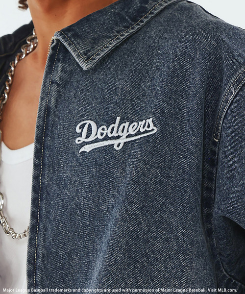 BACK TO THE FIELD デニムジャケット gジャン 「MLB」Utility Denim