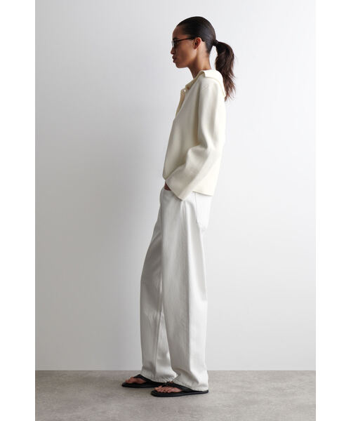 「COS」 ジャケット L アイボリー レディース_画像4
