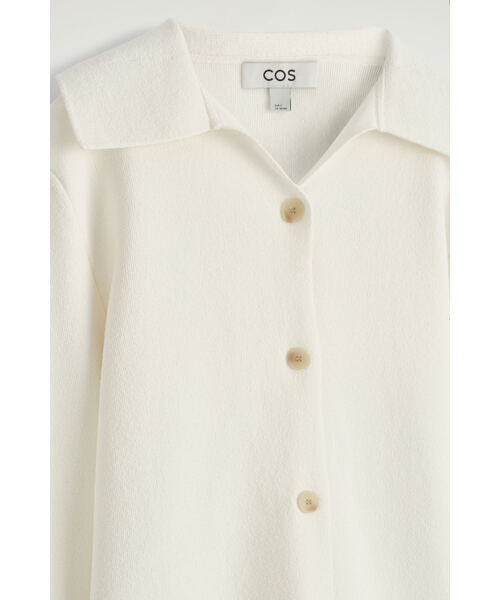 「COS」 ジャケット L アイボリー レディース_画像7