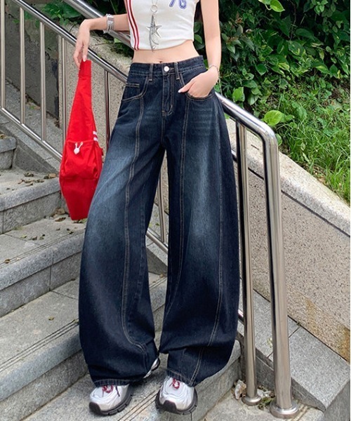 gossip!ロサンゼルス ジーンズ デニム デニムパンツ Y2K バックロゴ