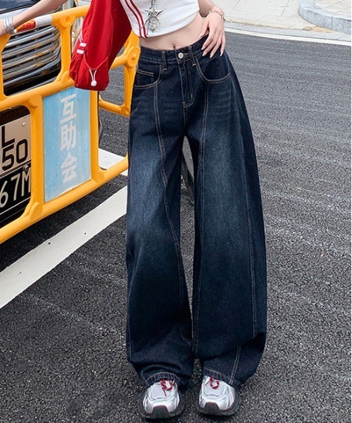 gossip!ロサンゼルス ジーンズ デニム デニムパンツ Y2K バックロゴ