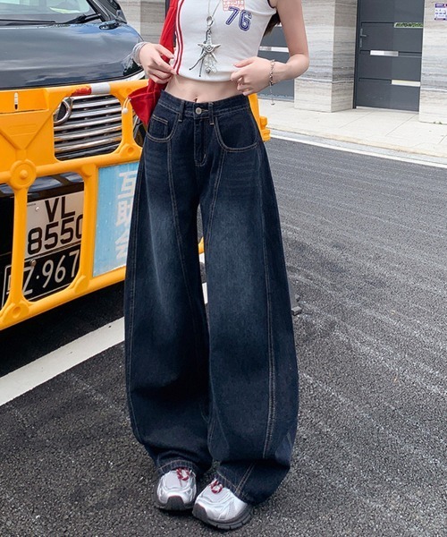gossip!ロサンゼルス ジーンズ デニム デニムパンツ Y2K バックロゴ