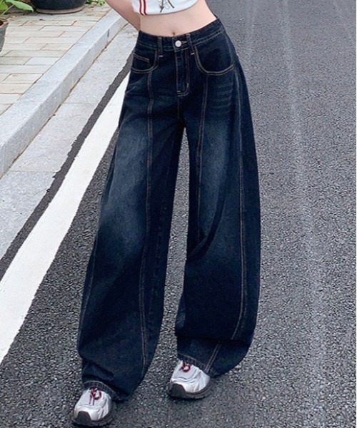 gossip!ロサンゼルス ジーンズ デニム デニムパンツ Y2K バックロゴ