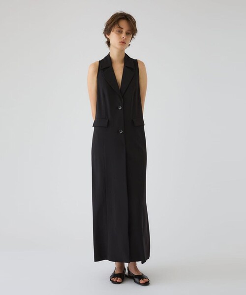 RIM.ARK ドレス 「RIM.ARK/リムアーク」Halter neck tailored dress 
