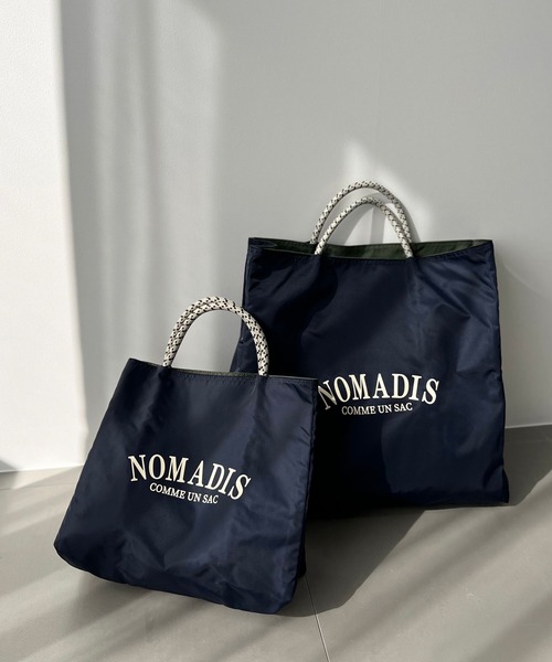 「NOMADIS」 ハンドバッグ フリー ネイビー レディース_画像4