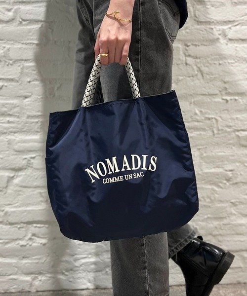 「NOMADIS」 ハンドバッグ フリー ネイビー レディース_画像6