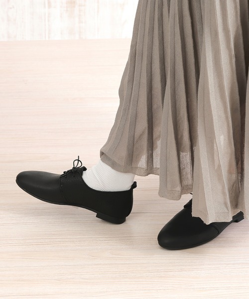 「ENあしながおじさん」 シューズ 24.5cm ブラック レディース_画像8