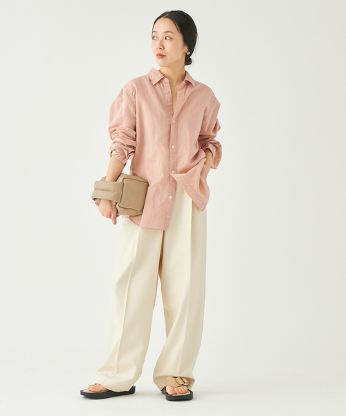 「Plage」 長袖シャツ - ピンク レディース_画像7