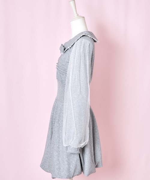 「Lolime by mellfy memory」 長袖ワンピース M ピンク レディース_画像7
