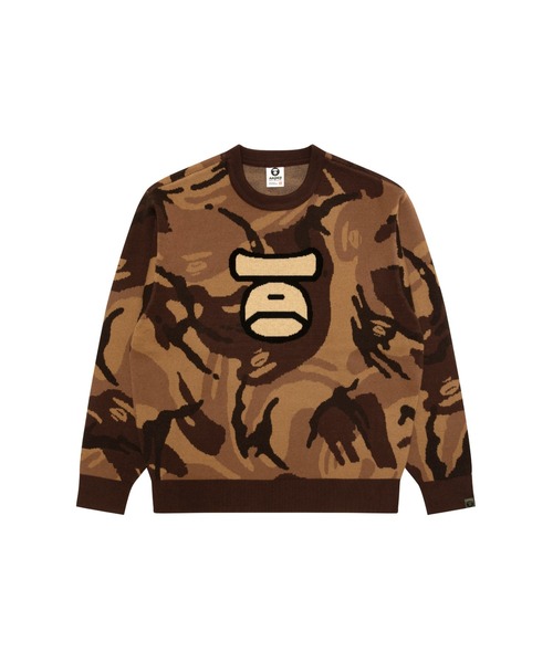 A Bathing Ape エイプ ワッフルニット XXL 希少サイズ AAPE BY A BATHING APE（エーエイプバイアベイシングエイプ） セーター