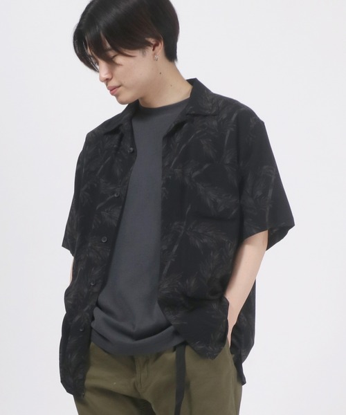 シャツ 無地・総柄レーヨンアロハシャツ メンズ レディース ユニ
