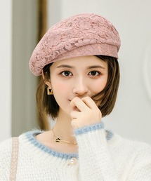帽子 ベレー帽 レースベレー帽 レディース : ZOZOTOWN Yahoo!店