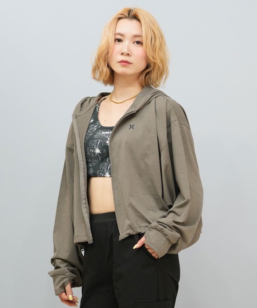 Hurley ラッシュガードセットアップ　送料無料 Hurley ラッシュガード Hurley/ハーレー 水陸両用/ショート丈