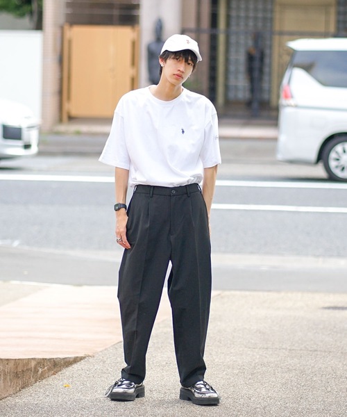 tシャツ 「U.S.POLO ASSN./ユーエスポロアッスン」ワンポイント　ブランドロゴ刺繍　 ビッグシルエット　Tシャツ オーバーサイズ メンズ | U.S. POLO ASSN. | 04