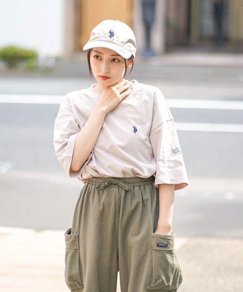 tシャツ 「U.S.POLO ASSN./ユーエスポロアッスン」ワンポイント　ブランドロゴ刺繍　 ビッグシルエット　Tシャツ オーバーサイズ メンズ | U.S. POLO ASSN. | 12