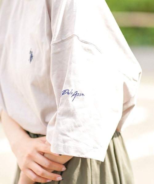 tシャツ 「U.S.POLO ASSN./ユーエスポロアッスン」ワンポイント　ブランドロゴ刺繍　 ビッグシルエット　Tシャツ オーバーサイズ メンズ | U.S. POLO ASSN. | 14