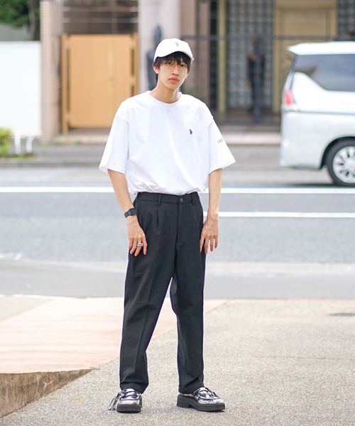 tシャツ 「U.S.POLO ASSN./ユーエスポロアッスン」ワンポイント　ブランドロゴ刺繍　 ビッグシルエット　Tシャツ オーバーサイズ メンズ | U.S. POLO ASSN. | 03