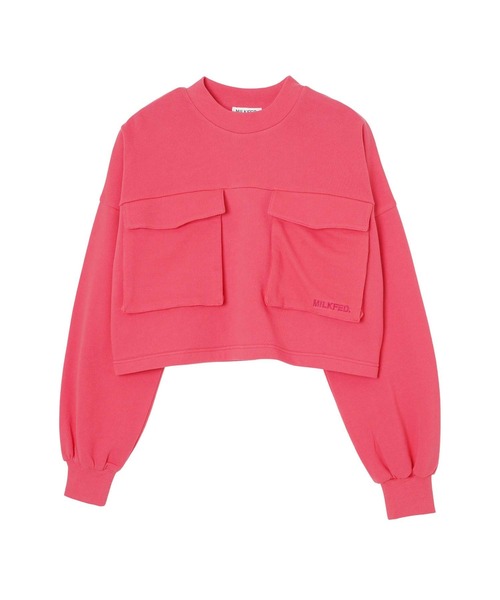 トレーナー スウェット DOUBLE POCKET SWEAT TOP レディース