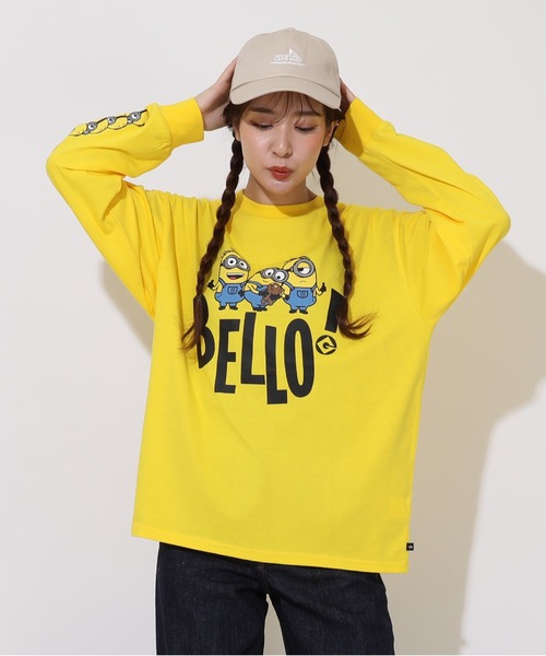 MINIONS（ミニオンズ） tシャツ 親子お揃い ミニオン 袖キャラクター 