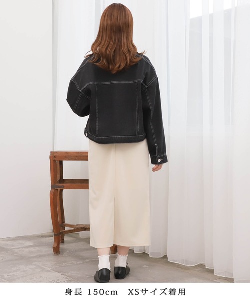 mil（ミル） ジャケット Gジャン 「150cm前後の小柄さんサイズ」ノー