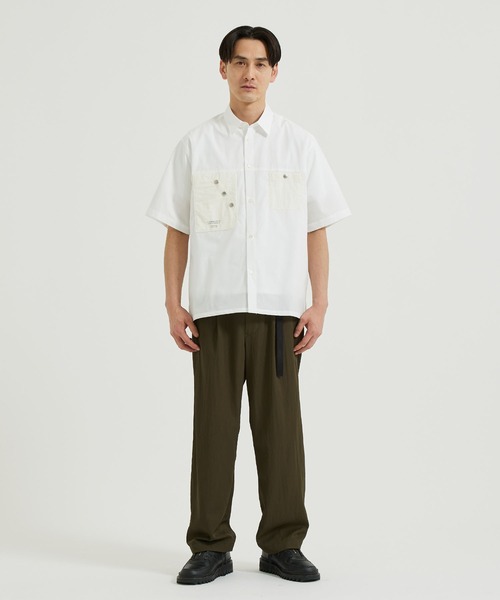 UJOH HOMME ウジョーオム　別注 Tape-Belt Work PNT UJOH HOMME / ウジョーオム】別注Tape-Belt 1 Tuck PNT